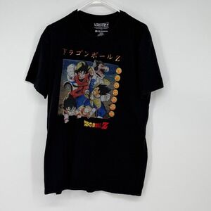 Dragon Ball Z Graphic Tee Black Anime Toei Animation Mens L